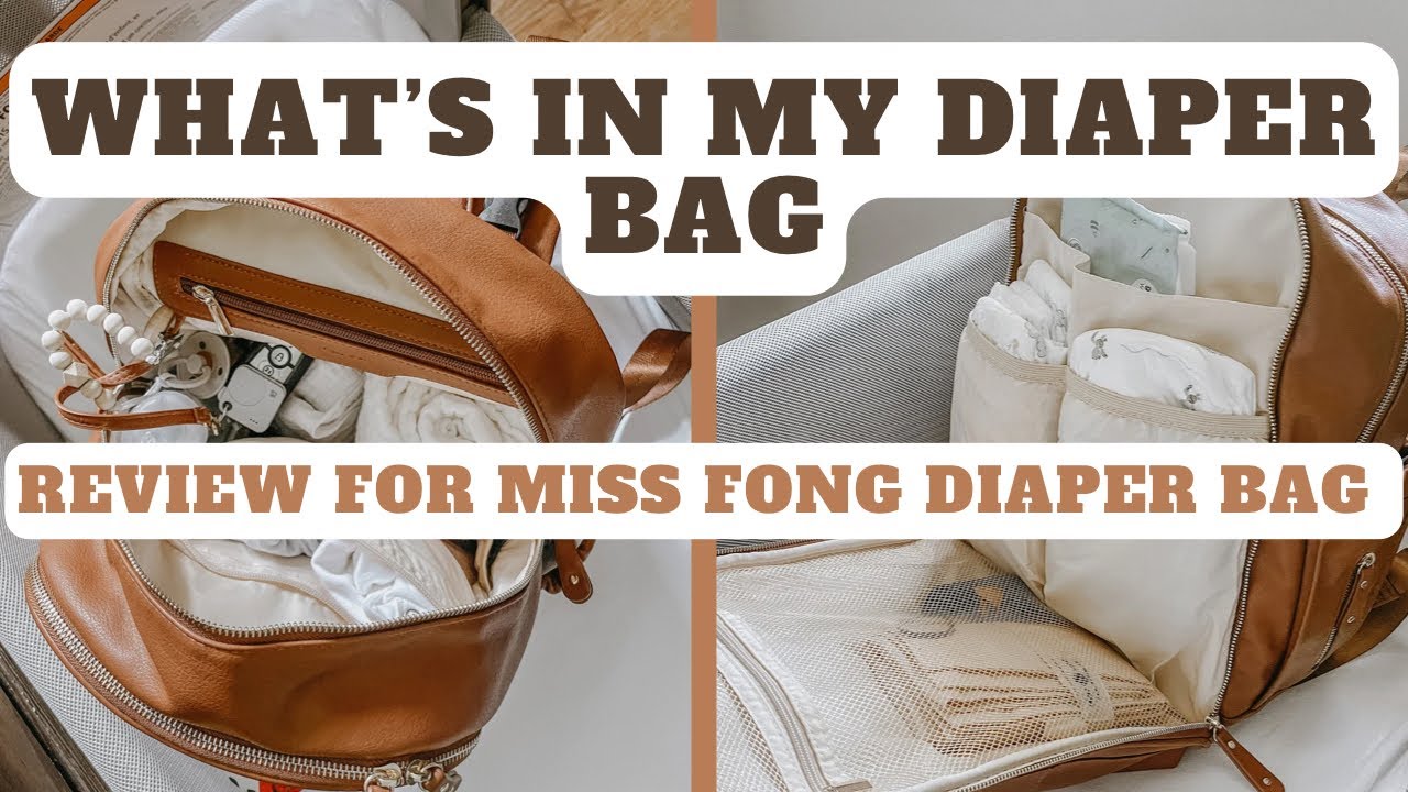 WHAT'S IN MY NEWBORN’S DIAPER BAG | REVIEW FOR MISS FONG DIAPER BAG
