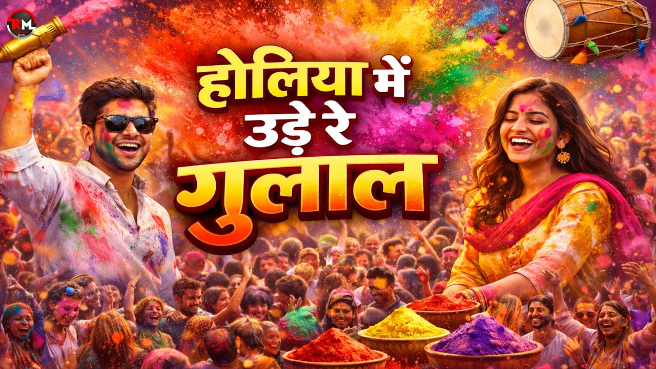Holiya Mein Ude Re Gulal | होलिया में उड़े रे गुलाल | Radha Krishna Holi Bhajan | Holi Bhajans 2026