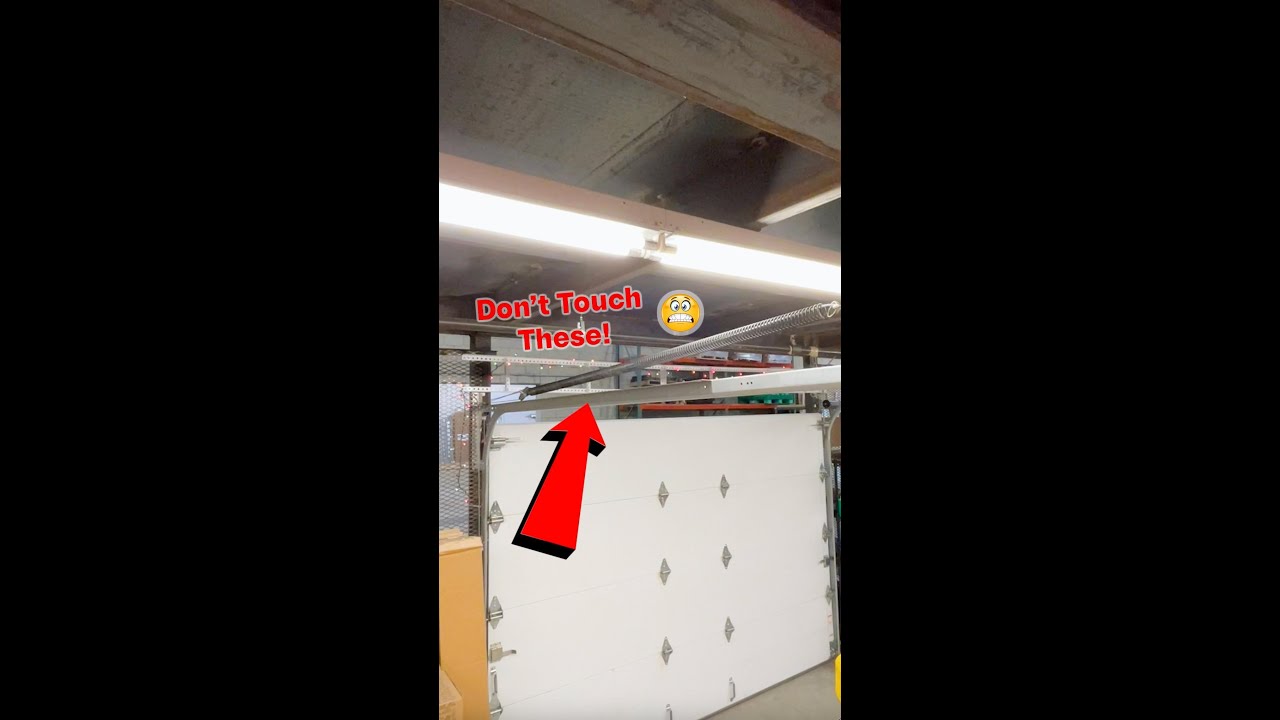 This Is Why You NEVER Touch Garage Door Springs...WOW. #GarageDoor #GarageDoors #Safety #Dangerous