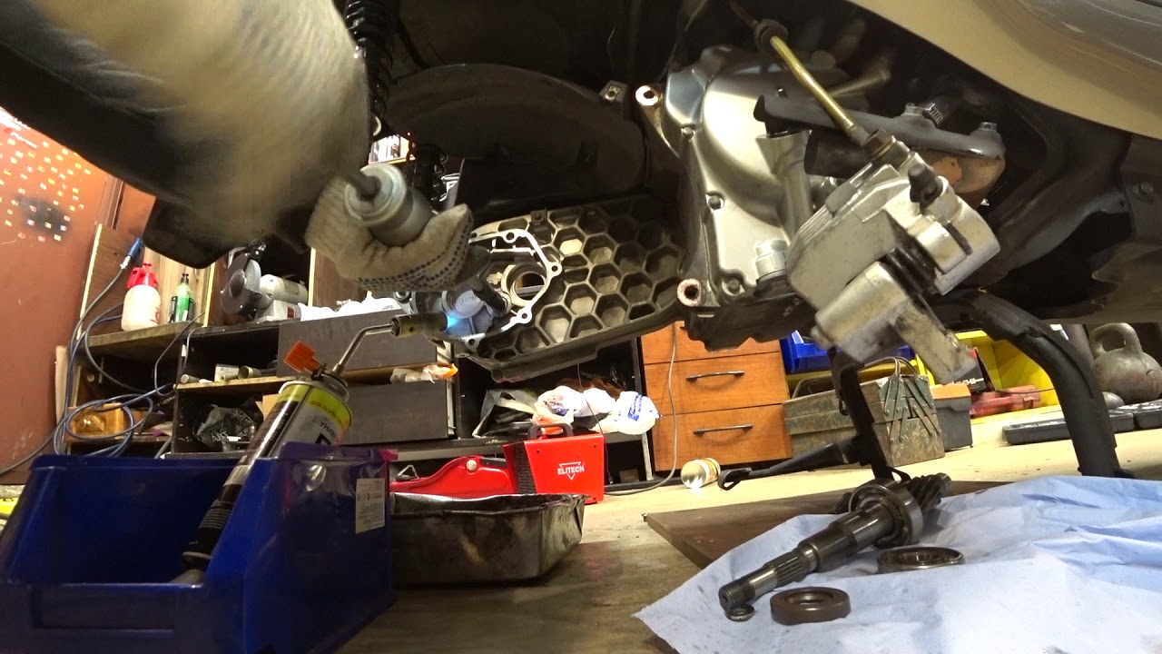 SYM GTS 250. Часть 3. Редуктор 2.