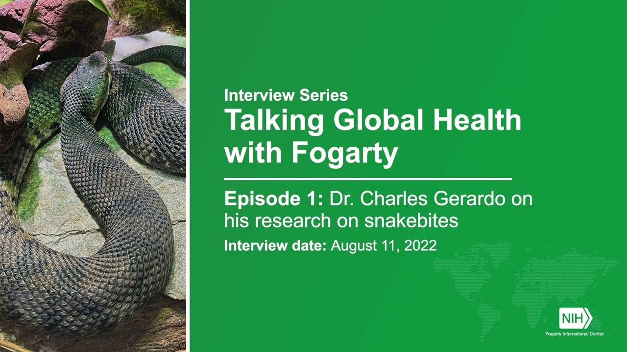 Episode 1: Dr. Charles Gerardo on his research on Snakebites