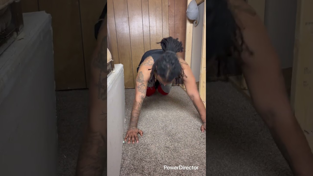 I’M NOT SURE I’LL MAKE IT! DAY 23 OF 30 DAY TYSON PUSH-UP CHALLENGE 😵‍💫😣