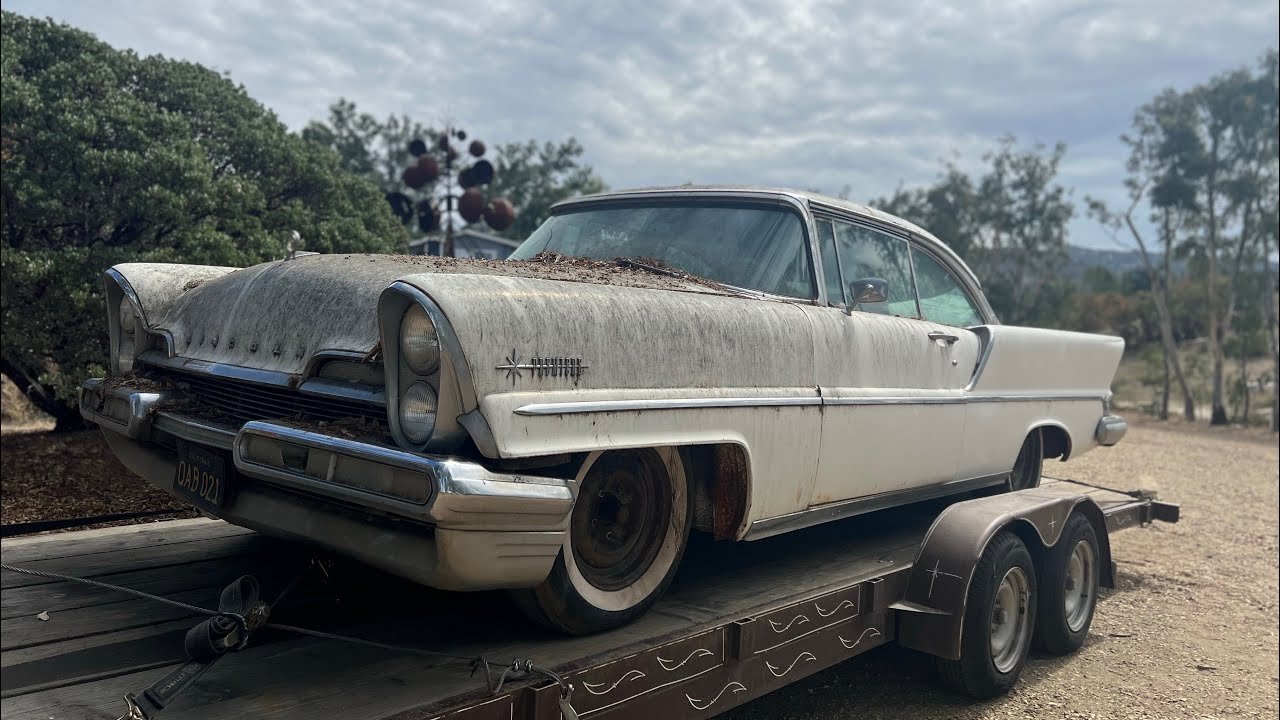 1957 Lincoln Premiere “barn find” gets washed for first time in 57 years! Preservation series pt 1