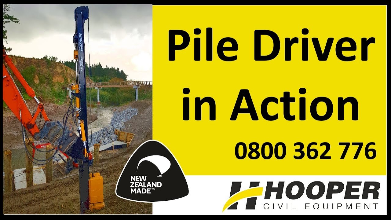 Hooper Pile X 550C Pile Driver video