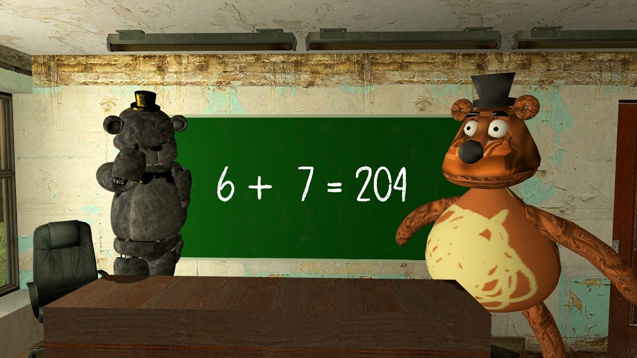 Фред идёт в школу! (GMOD FNAF)