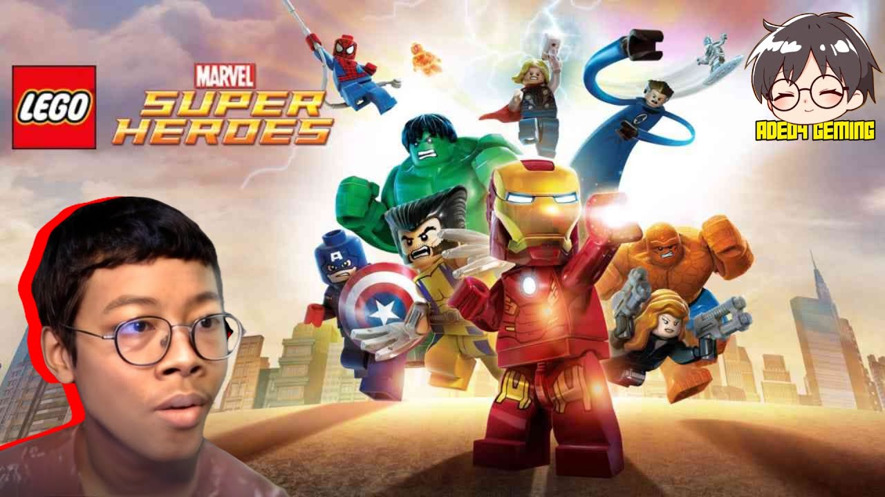 AKU HARUS MELENGKAPKAN SEMUA KARAKTER DAN NAMATIN 100% DI GAME LEGO MARVEL SUPERHEROES # 12