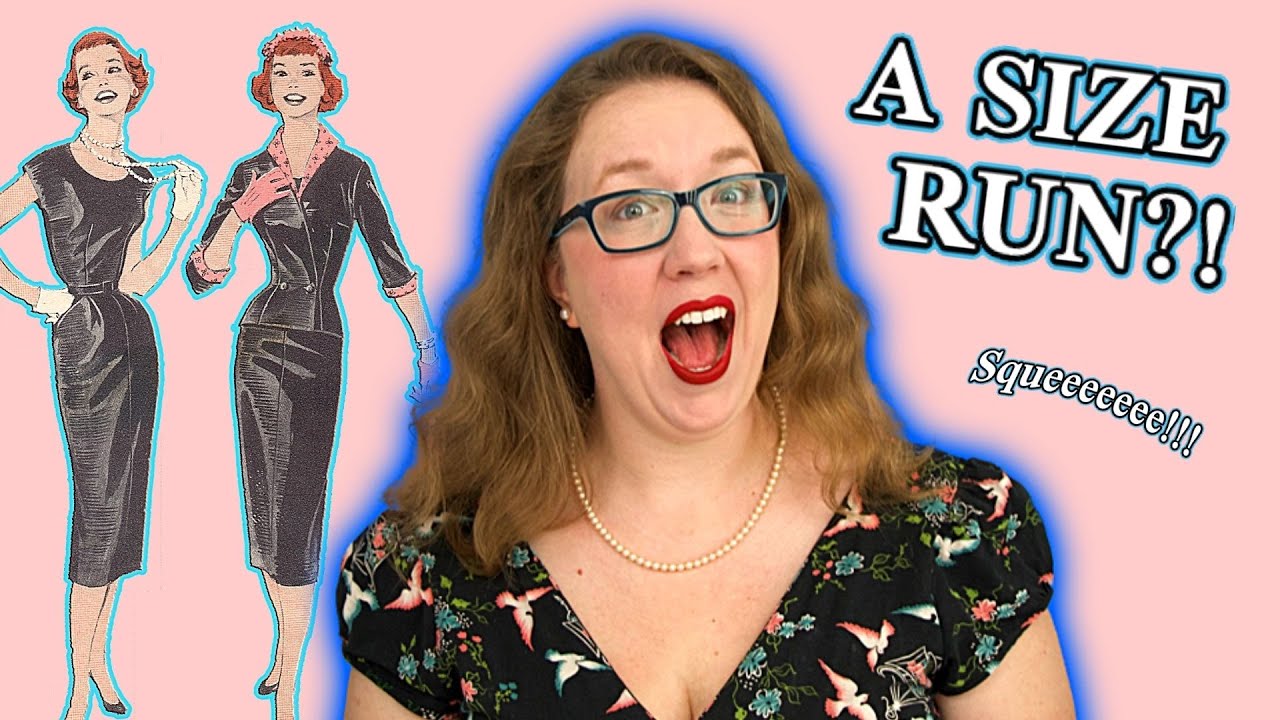 Professional Pattern Seller comparing vintage pattern sizes || How do vintage patterns grade?