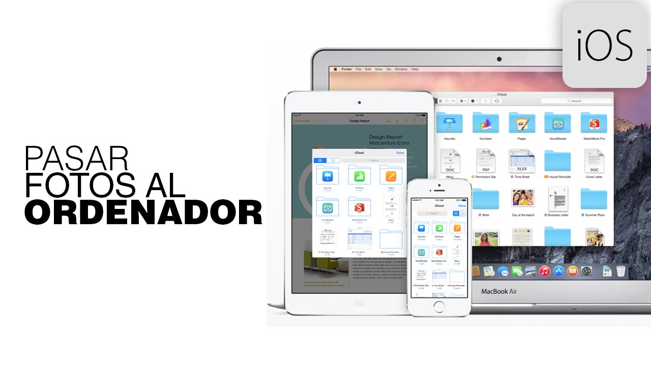 Cómo pasar fotos del iPhone, iPad, iPod al ordenador (Windows y Mac)