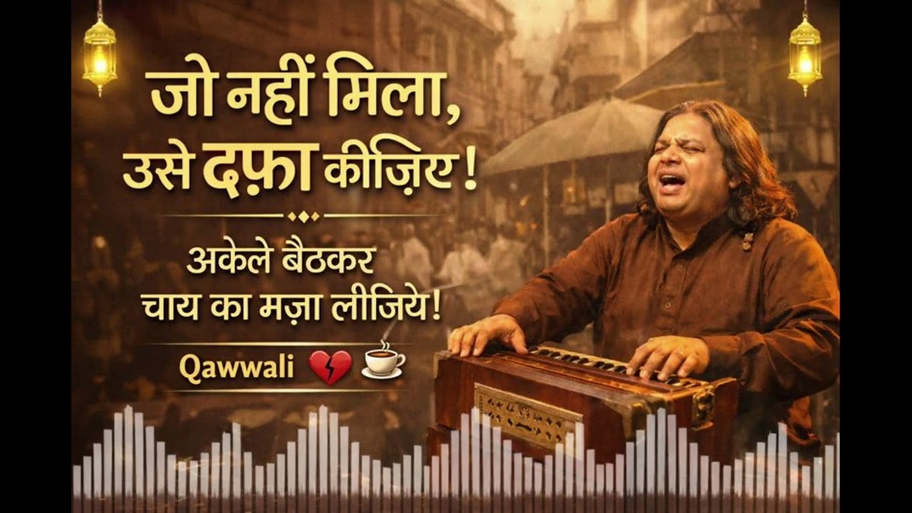Jo Nahi Mila Use Dafa Kijiye | Akele Baithkar Chai Ka Maza Lijiye | Heart Touching Hindi Qawali 2026