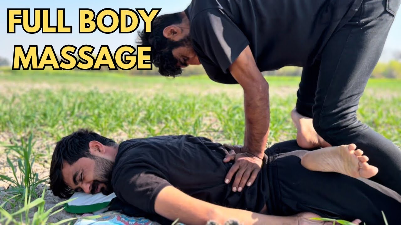 Non Stop Full Body Massage By Sajju Master ||Asmr head, back, arm, leg & foot massage || #relax