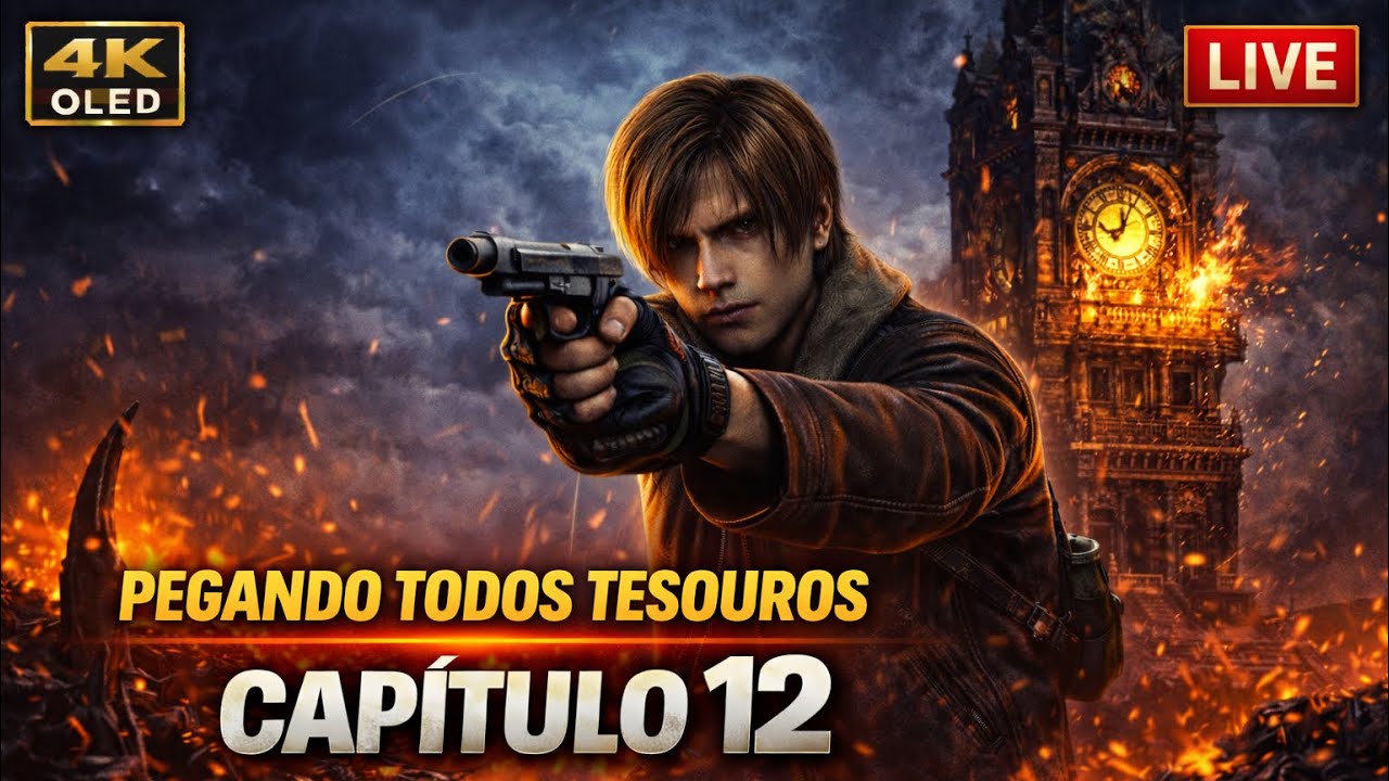 Exploração total no capitulo 12 resident evil 4 remake|live