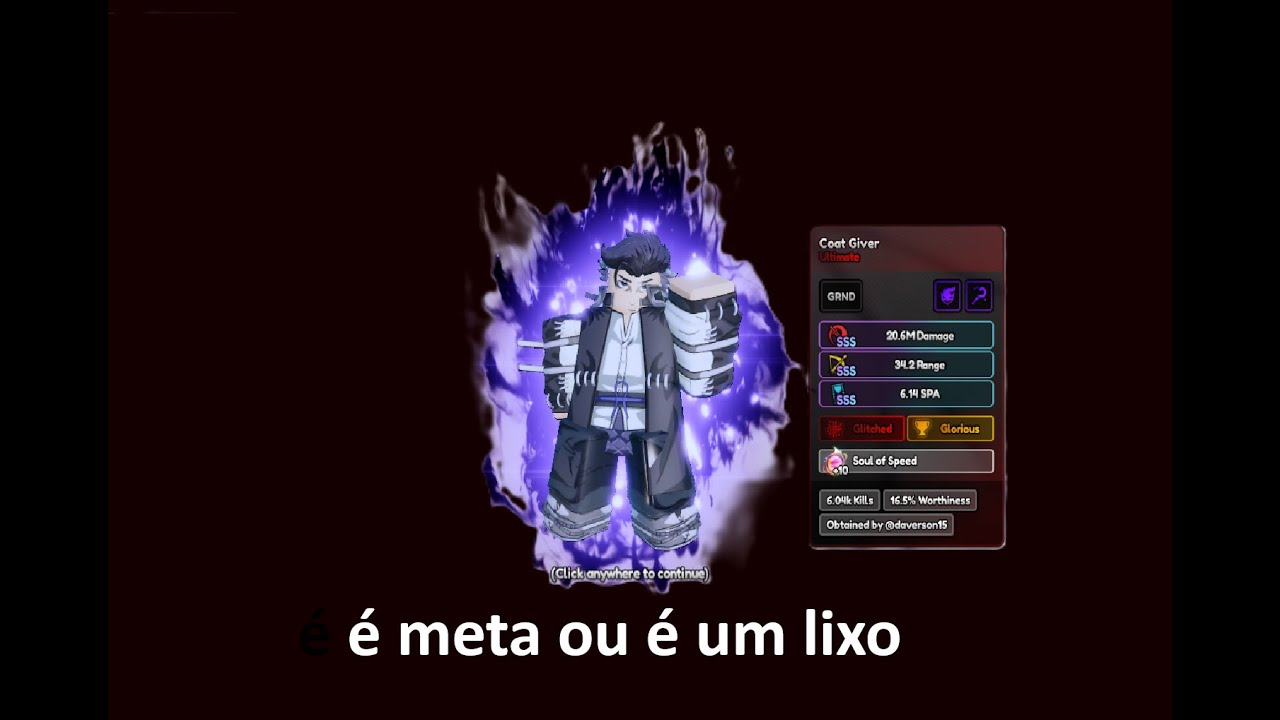 SHOWCASE COMPLETO Coat Giver no Anime Last Stand