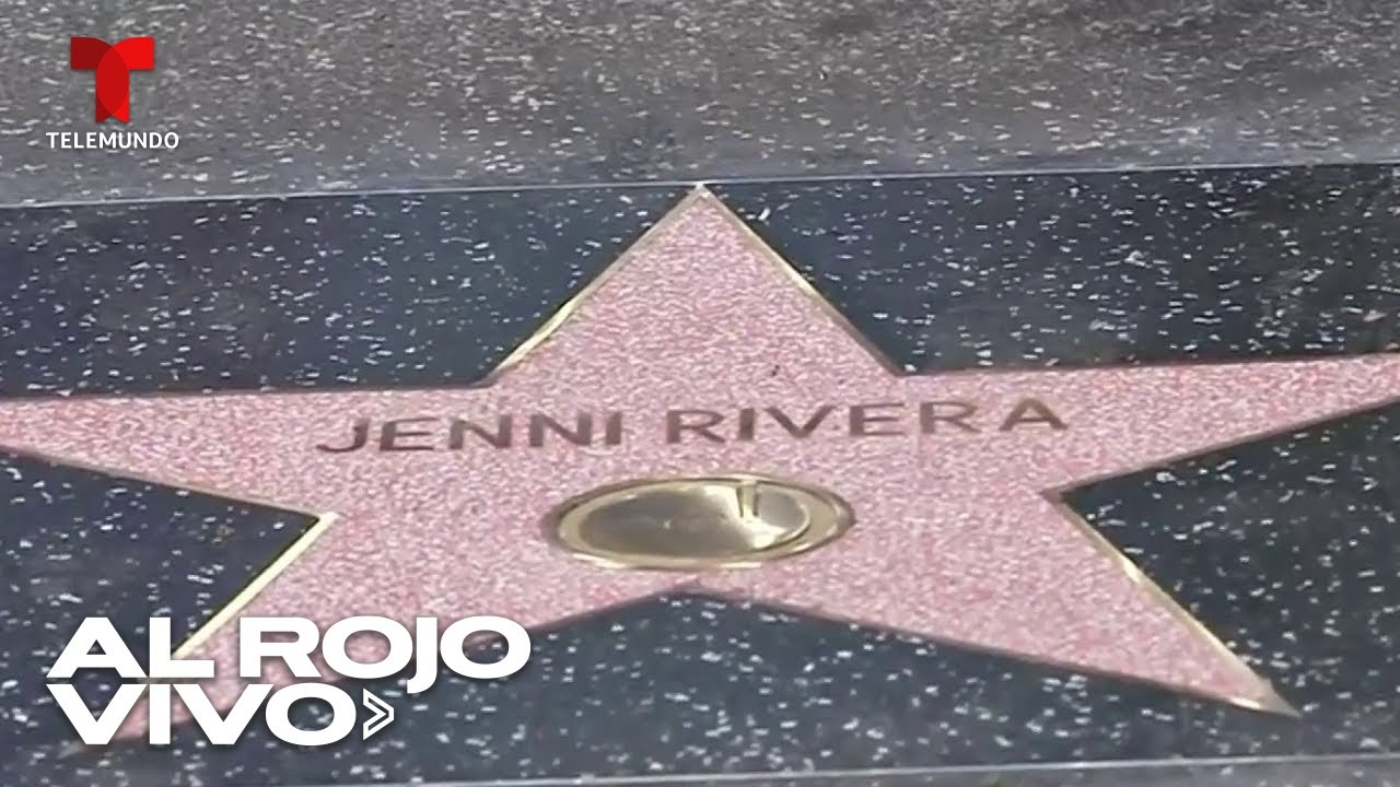 Vandalizan por segunda vez la estrella de Jenni Rivera en el Paseo de la Fama en Hollywood