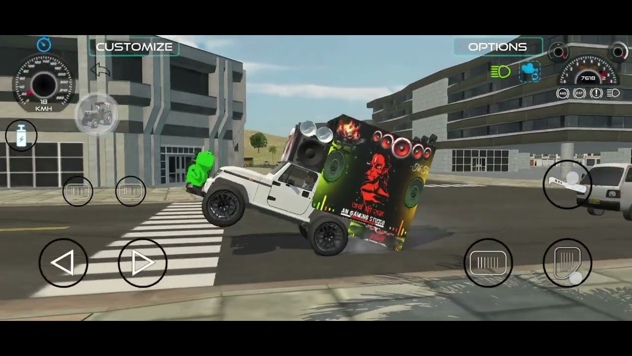 DJ Stunt wala game || indian vehicles simulator 3d game || tractor wala game || tractor tochan ||