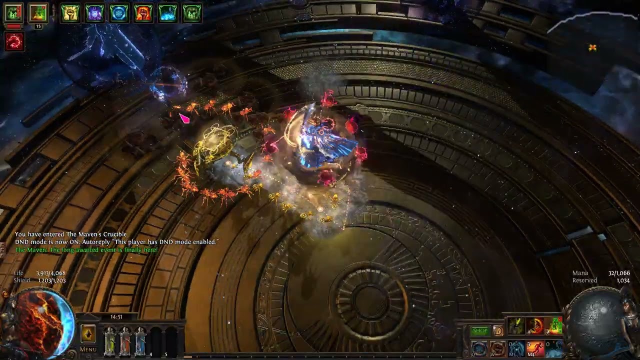 3.21 Path of Exile - Explode Totem Saboteur vs Hidden