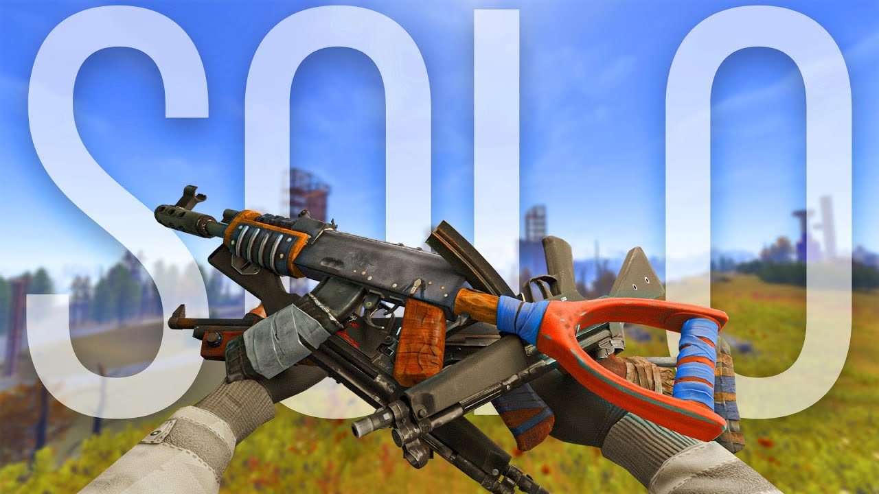 LA VIDA del TIESO SOLITARIO en un SERVER OFICIAL DURO - RUST Película 📽️🍿