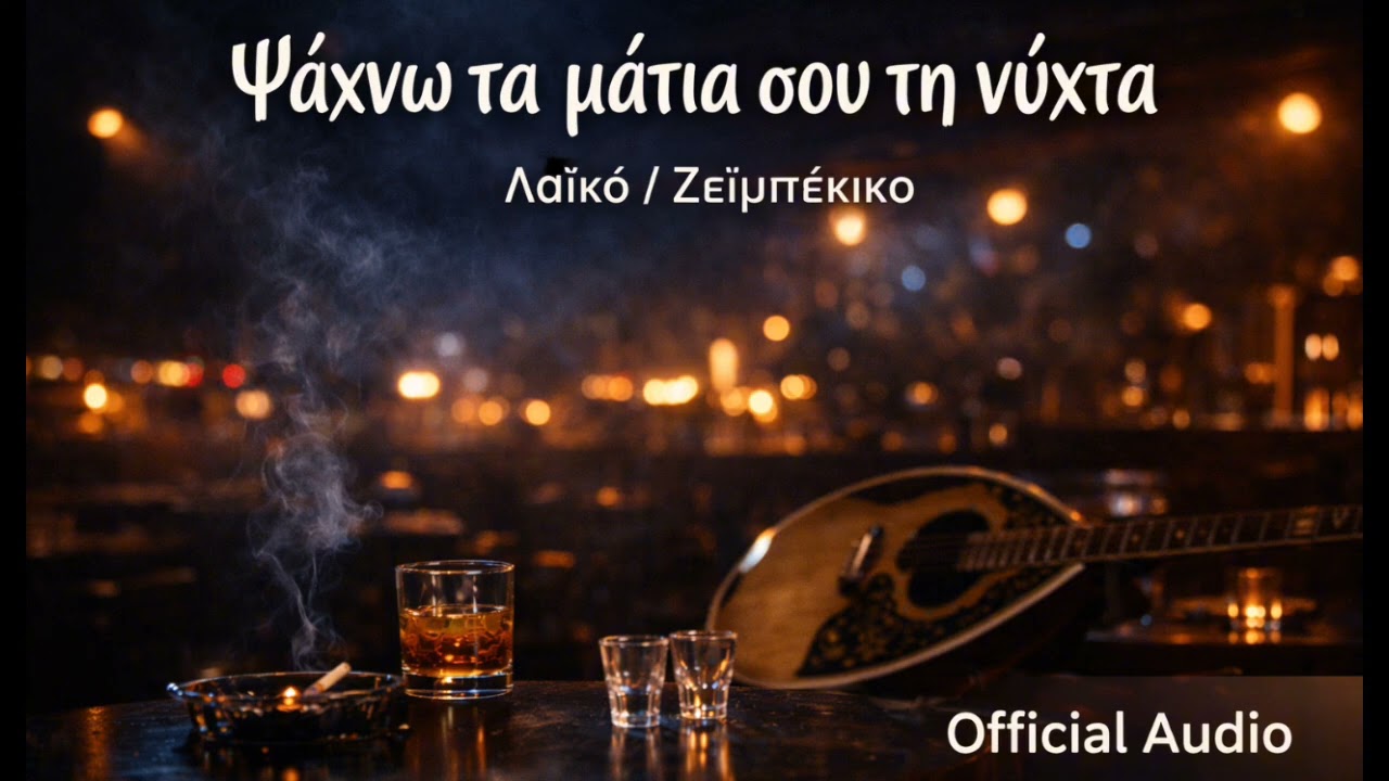 Ψάχνω τα μάτια σου τη νύχτα – Ευάγγελος Μωριάτης | Λαϊκό / Ζεϊμπέκικο (Official Audio)