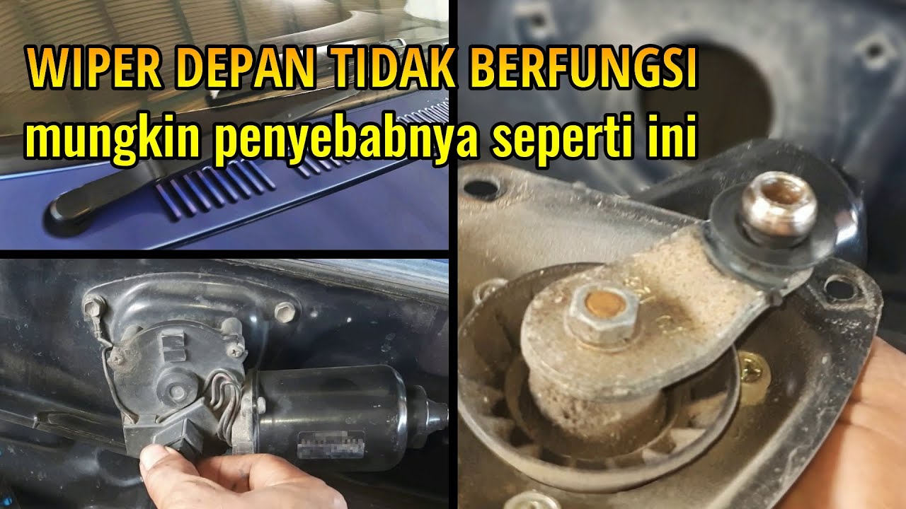 Wiper depan Kijang Super tidak berfungsi, penyebabnya sering sama seperti mobil lain..