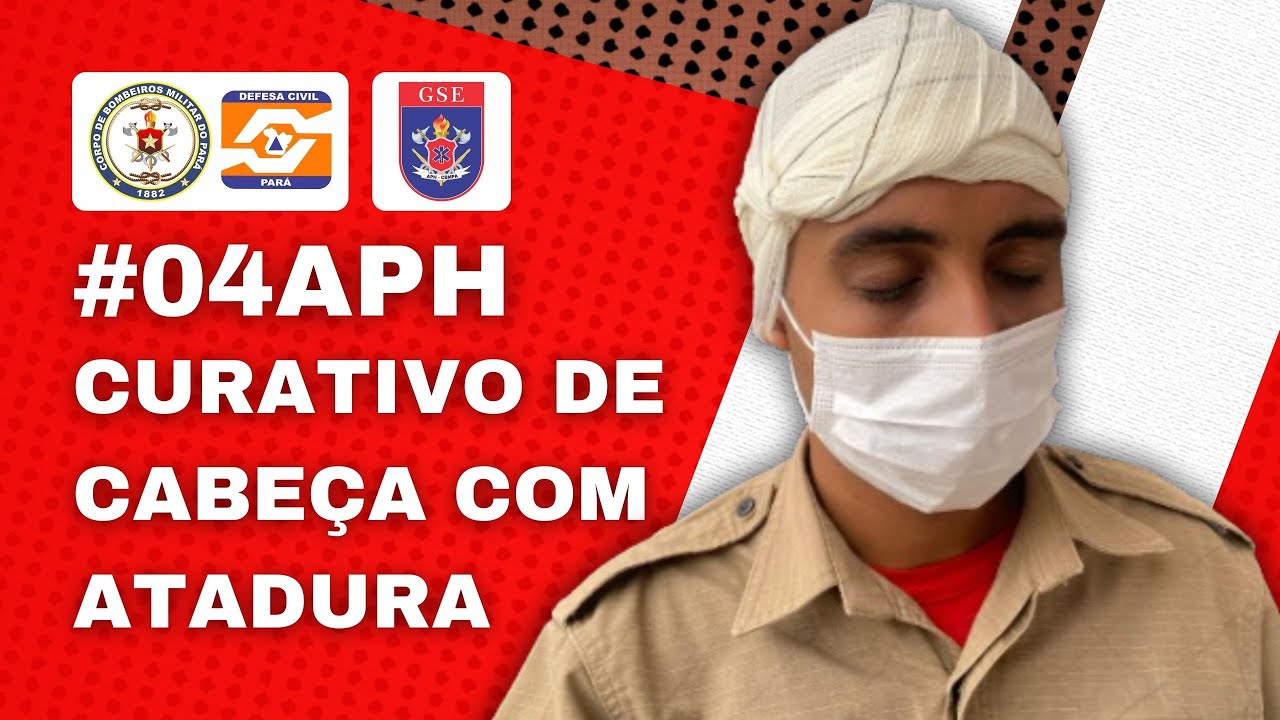 CURATIVO DE CABEÇA COM ATADURA