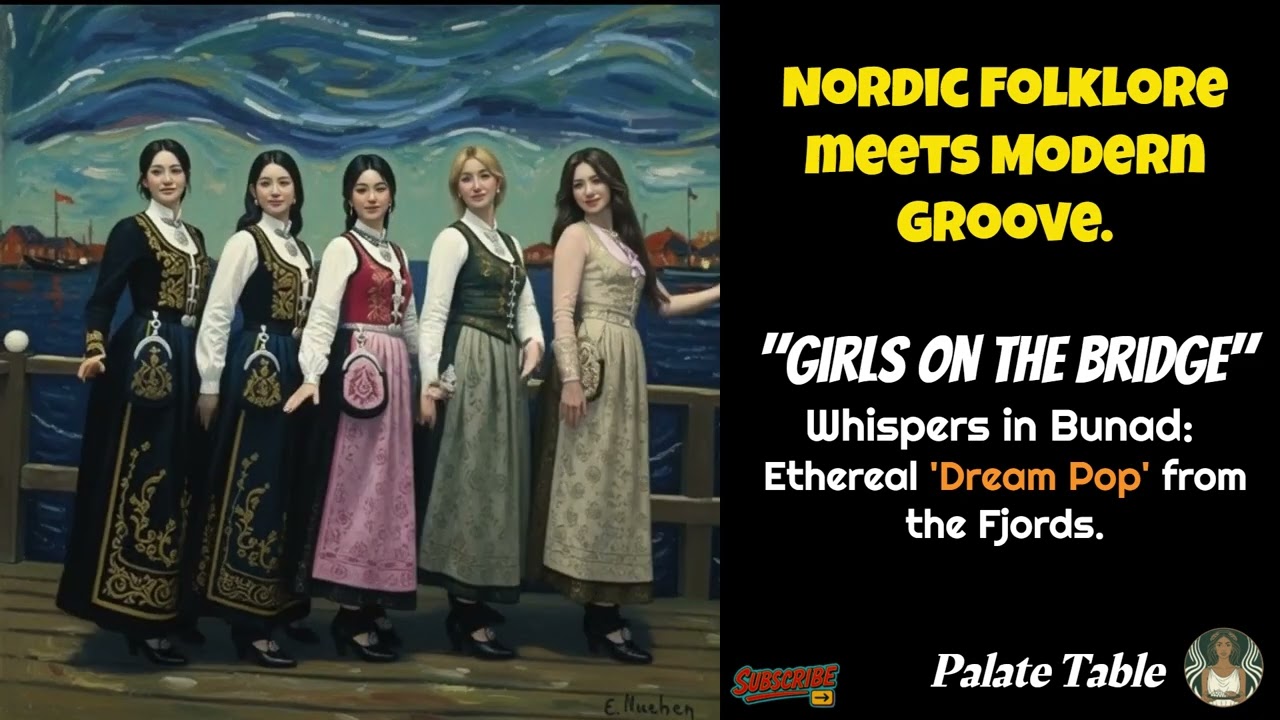 Dream POP | Nordic Folklore meets Modern Groove | Girl Group on the bridge  #edvardmunch #idle
