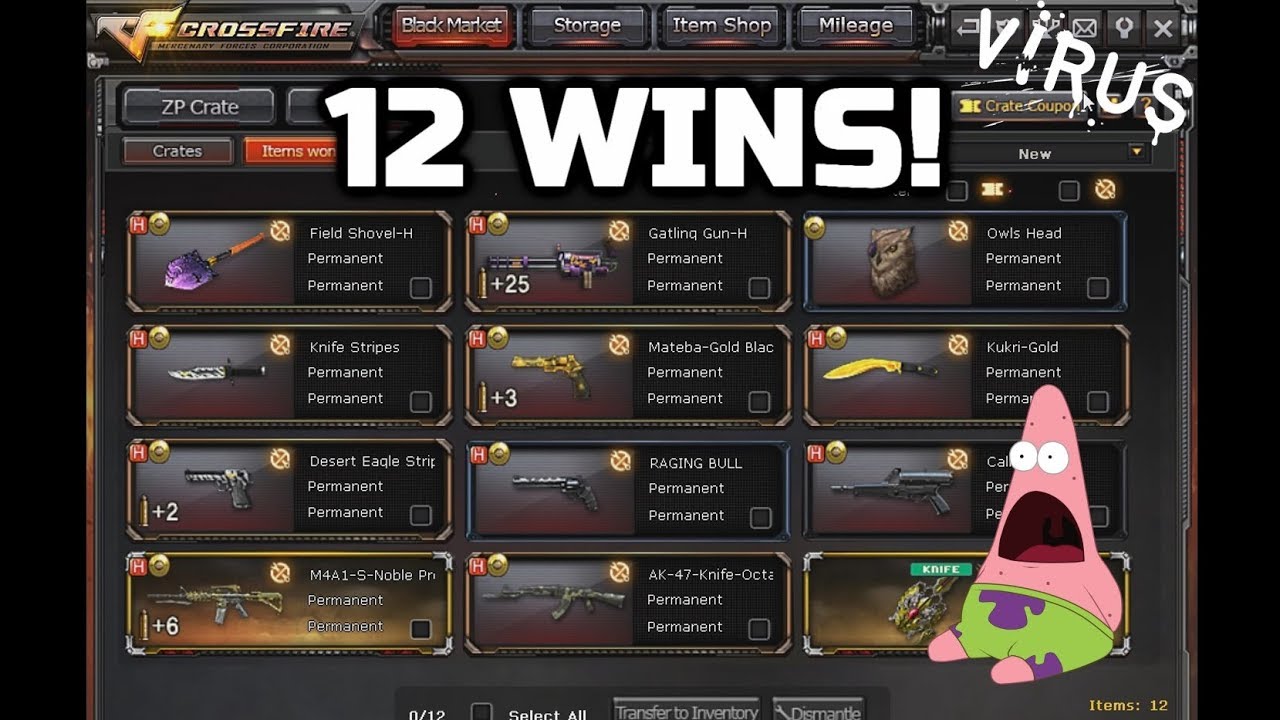 CrossFire NA: Winning M4A1-S Noble Predator + Knuckles Noble beast!! 12 WINS!
