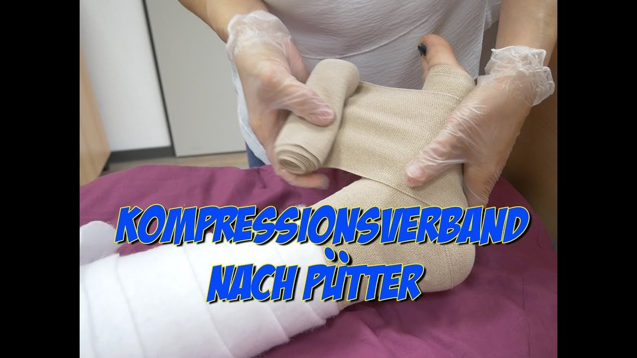 Kompressionsverband nach Pütter