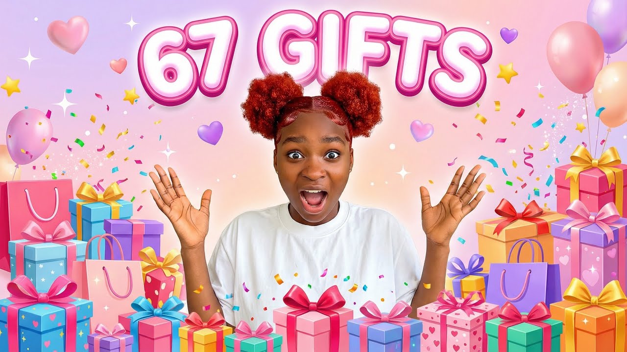 I Opened 67 Gifts On MY BIRTHDAY!