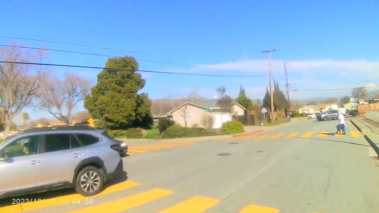 Weekend sunny and cold weather in California, USA