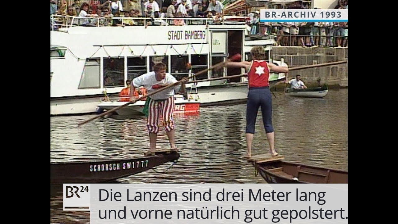 Fischerstechen bei der Sandkerwa 1993 in Bamberg | #BR24Zeitreise | BR24