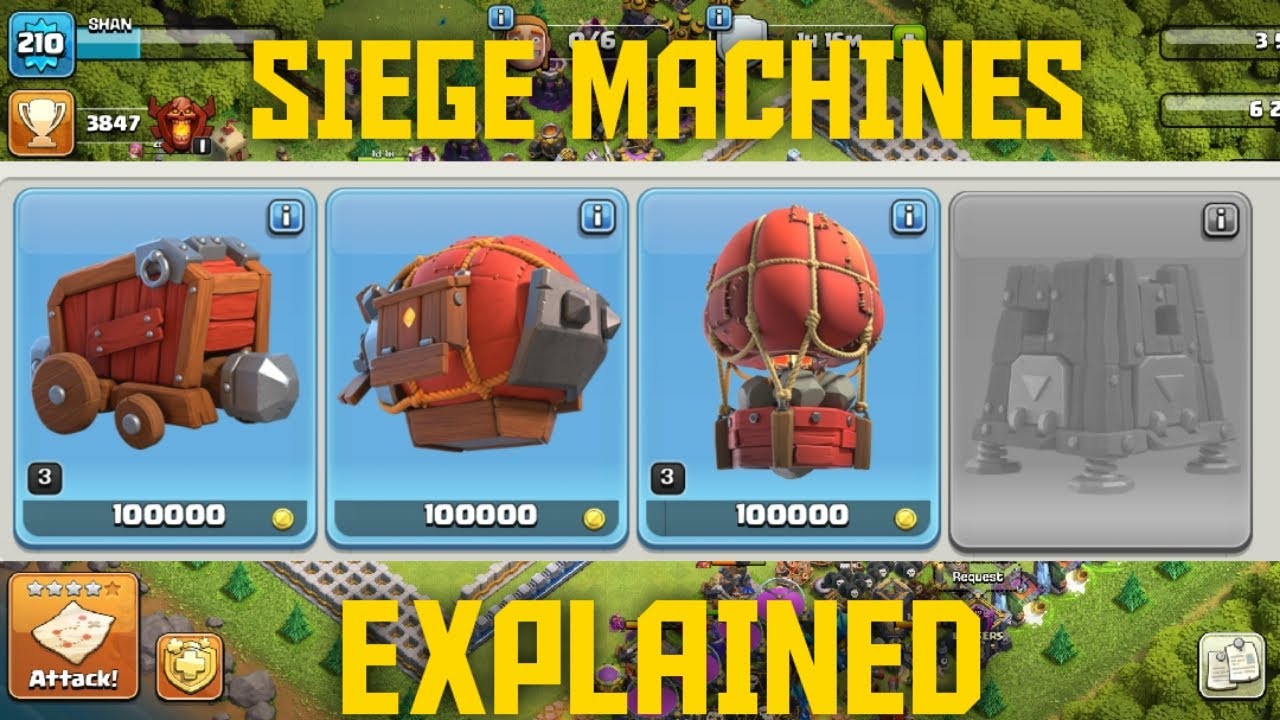 SIEGE MACHINES EXPLAINED in TAMIL
