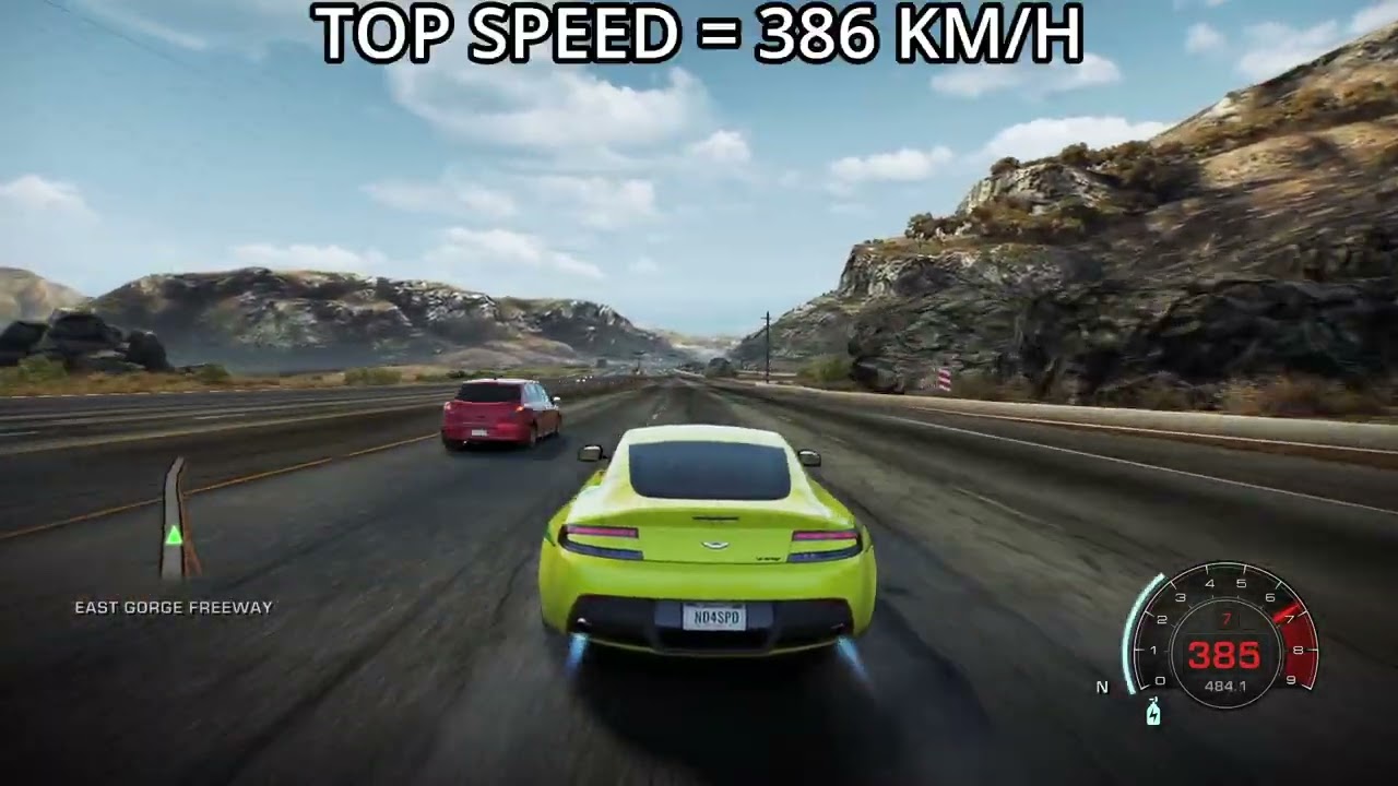 Need For Speed Hot Pursuit REemastered - every supercar's top speed
