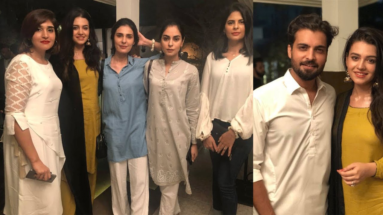 celebrities at aftar party hosted by haris qadeer today