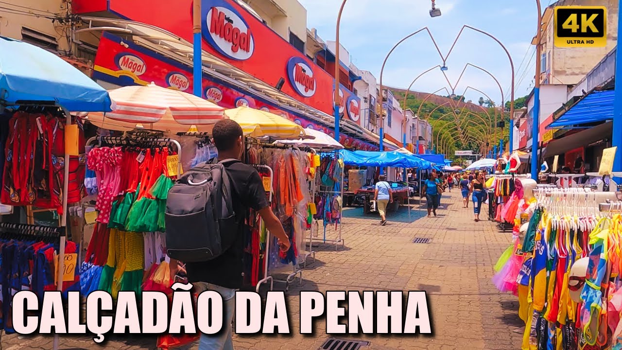 CALÇADÃO DA PENHA: Andando pela Zona Norte do Rio de Janeiro - RJ