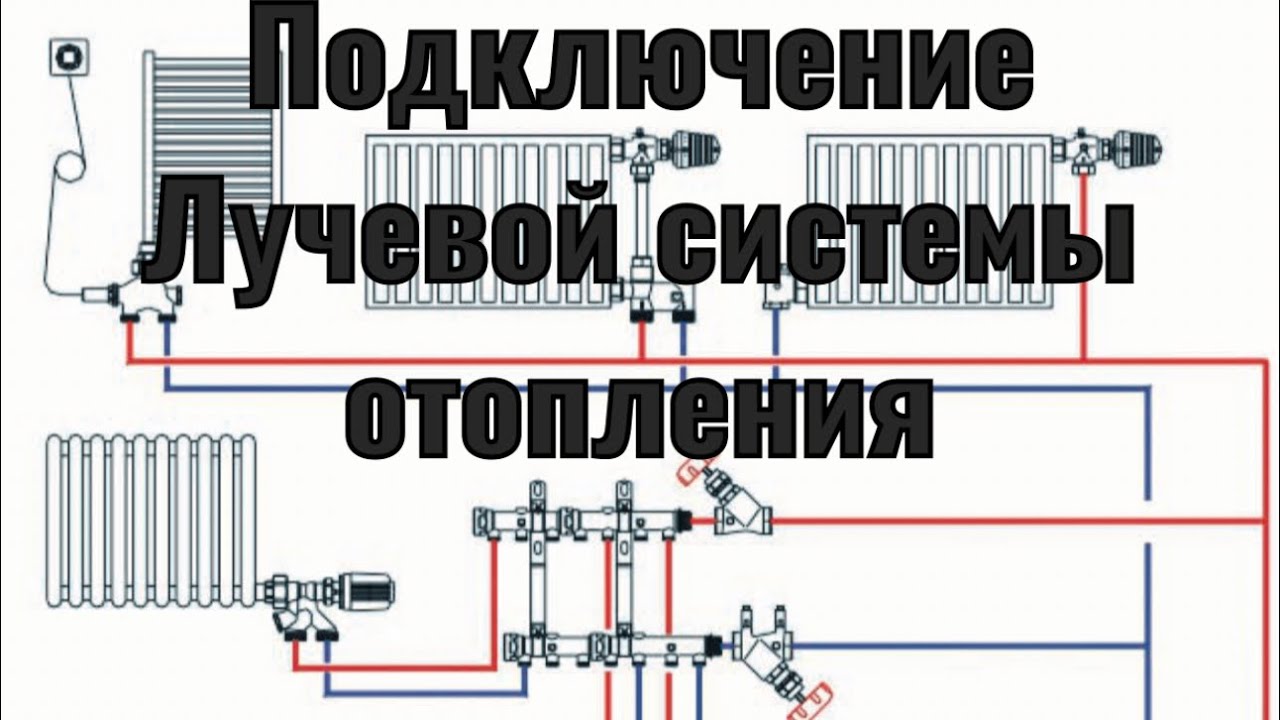 Лучевая система отопления подключение #алматы #отопление #пресс