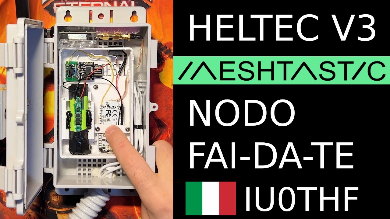 Nodo Meshtastic Fai-da-Te: Hardware Interno, Collegamenti e Antenna