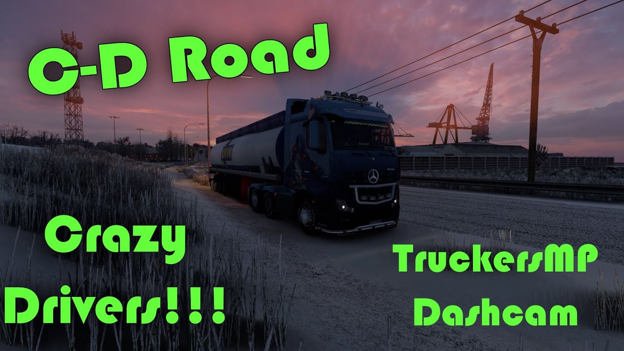 Avoiding These Insane Drivers On The C-D Road | Duisburg to Calais | TruckersMP Dashcam Timelapse