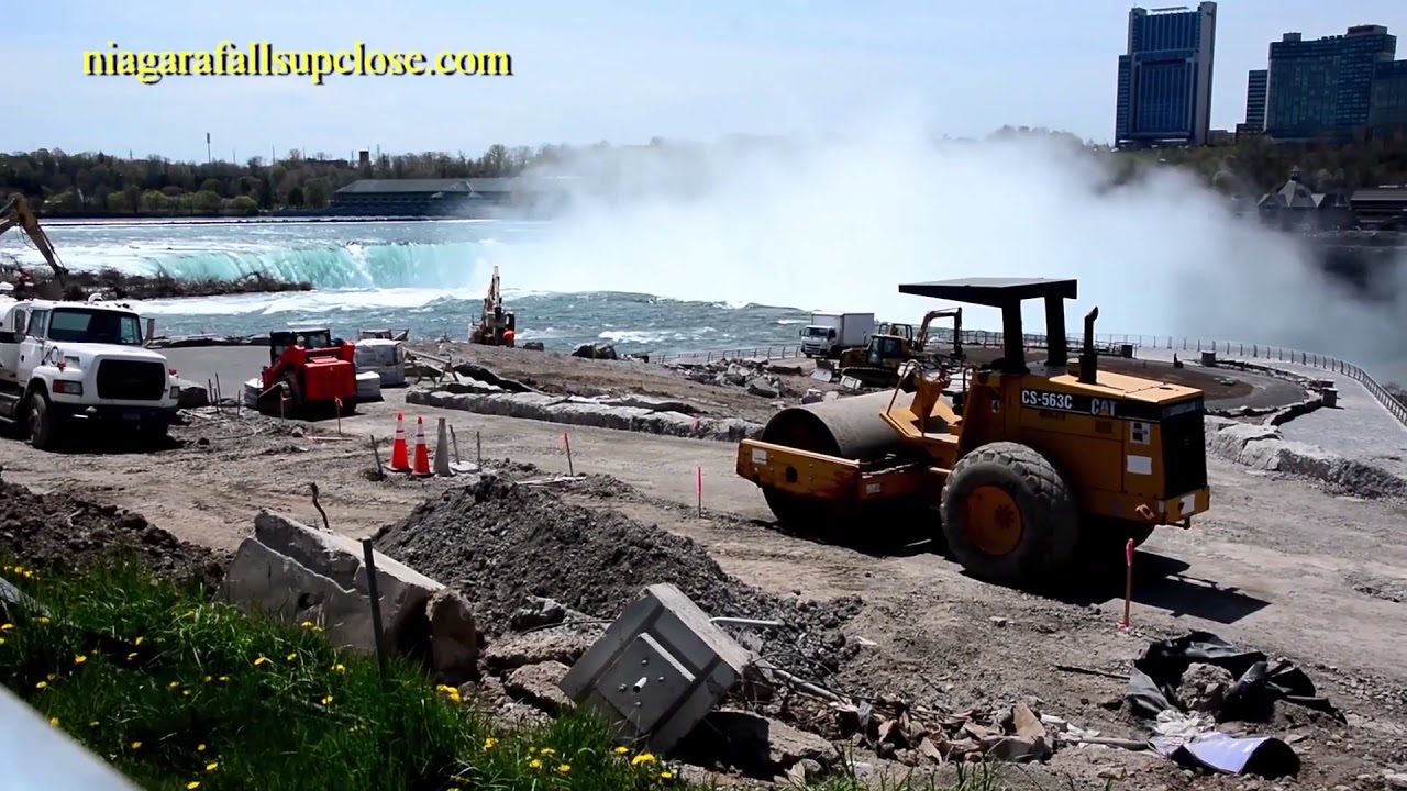 Construction For New Pathways and Better Views at Niagara Falls