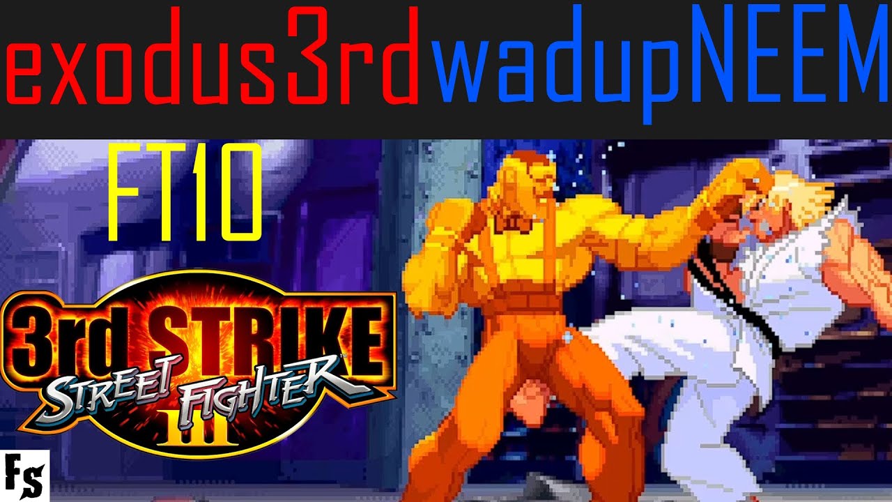 Street Fighter III: Third Strike - exodus3rd [Dudley] vs wadupNEEM [Ken] (Fightcade FT10)