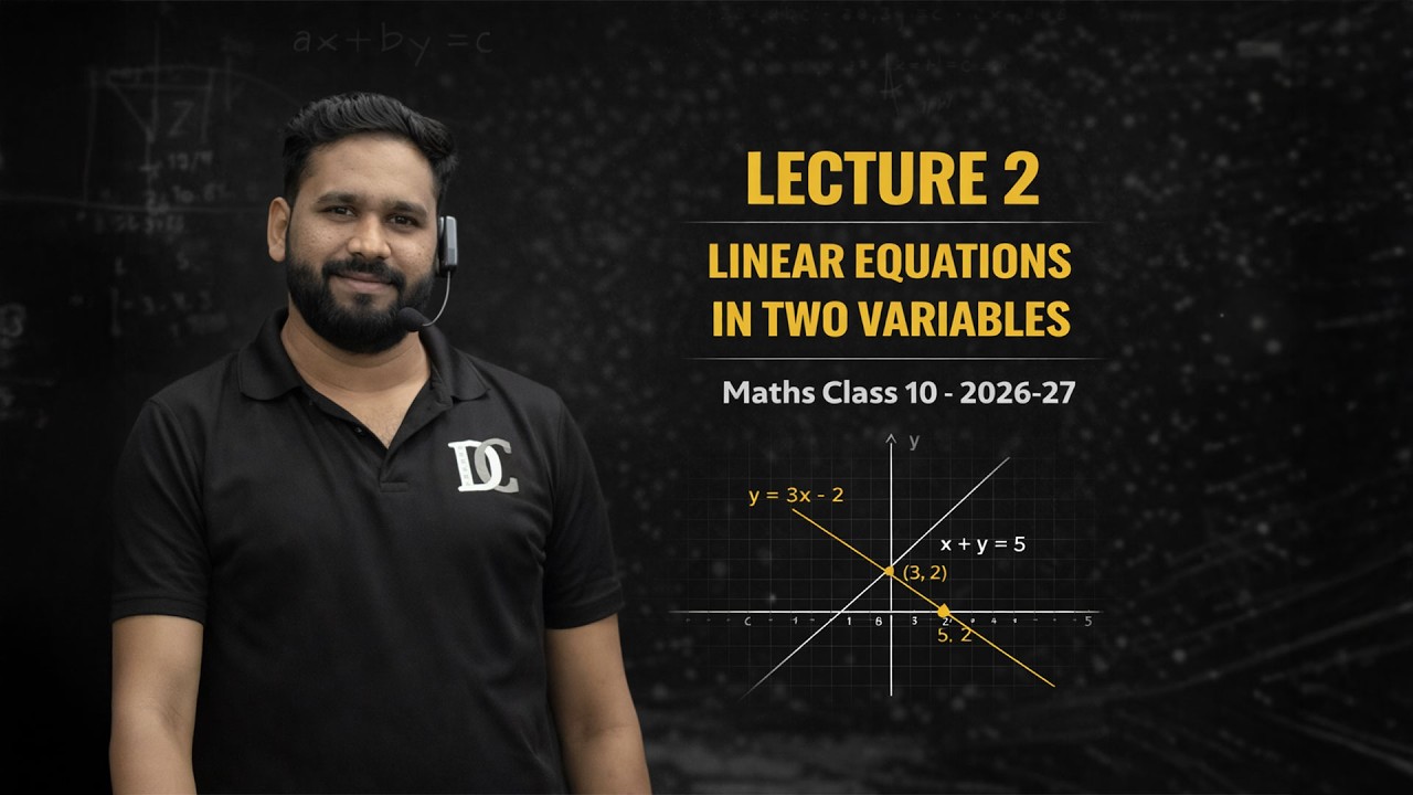 Lecture 2 - Substitution Method | Linear Equations In Two variables | Class 10 Maths