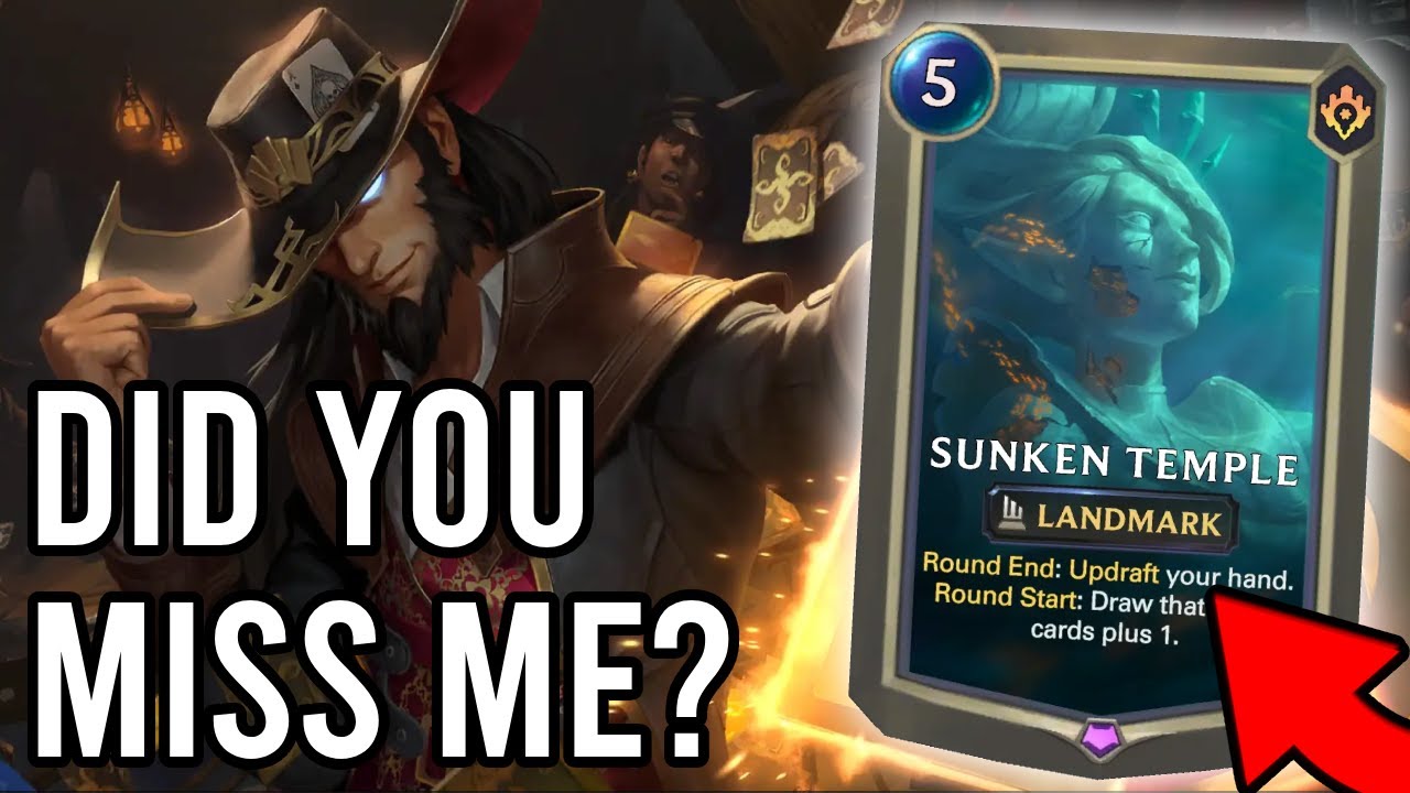 This Twisted Fate Deck Is Broken With Sunken Temple! | Legends of Runeterra