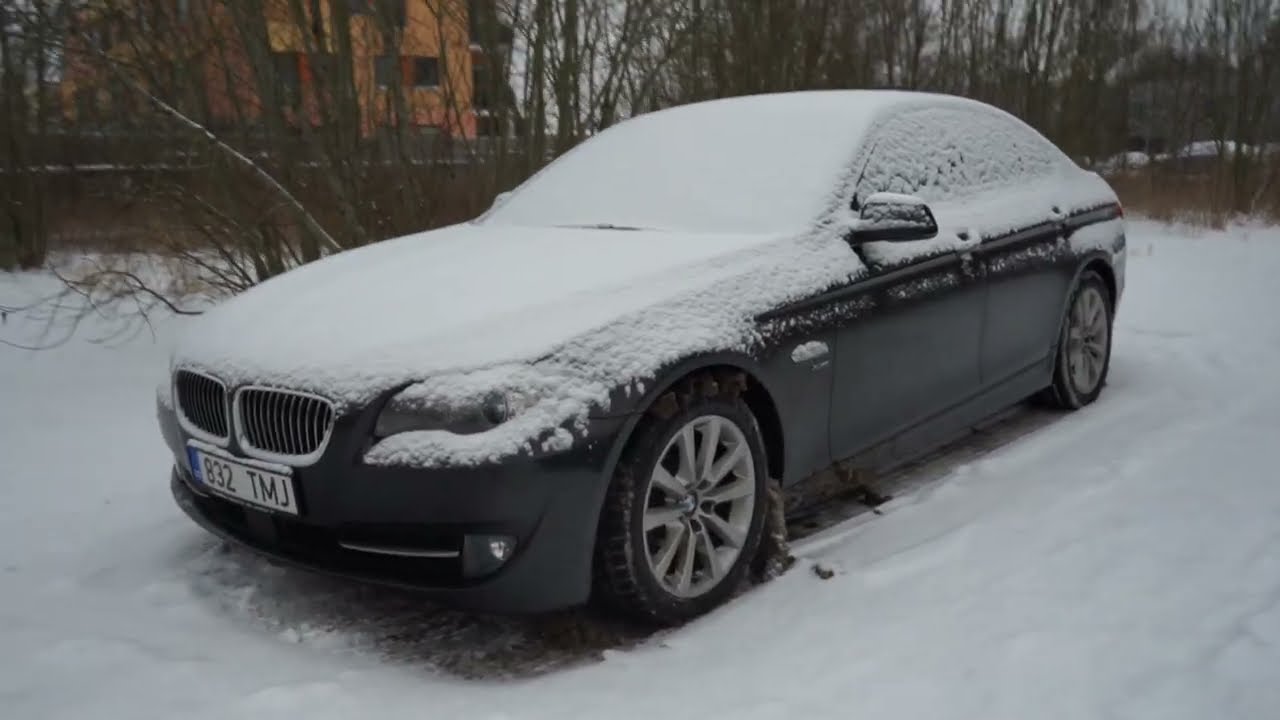 BMW F10 525D DIESEL 2012 -3°C Cold Start