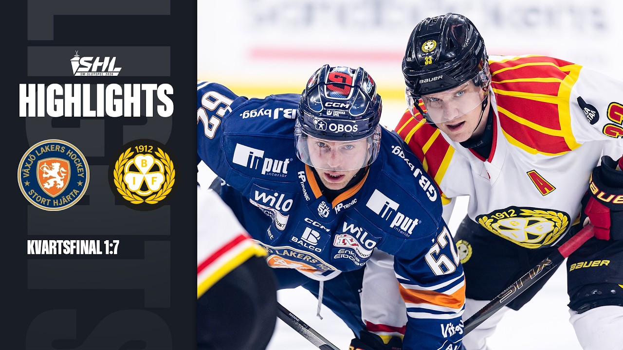 V&auml;xj&ouml; vs Bryn&auml;s | 24 mars 2026 | Highlights
