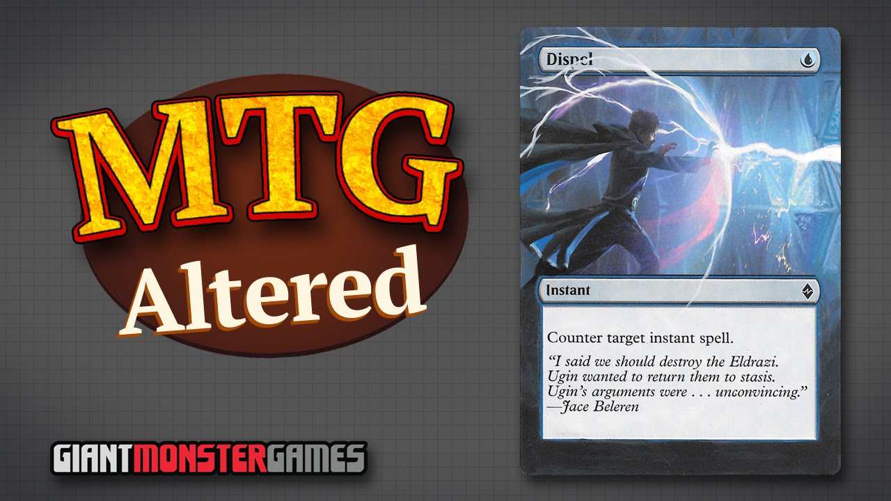 MTG Altered - Dispel, a blue control staple
