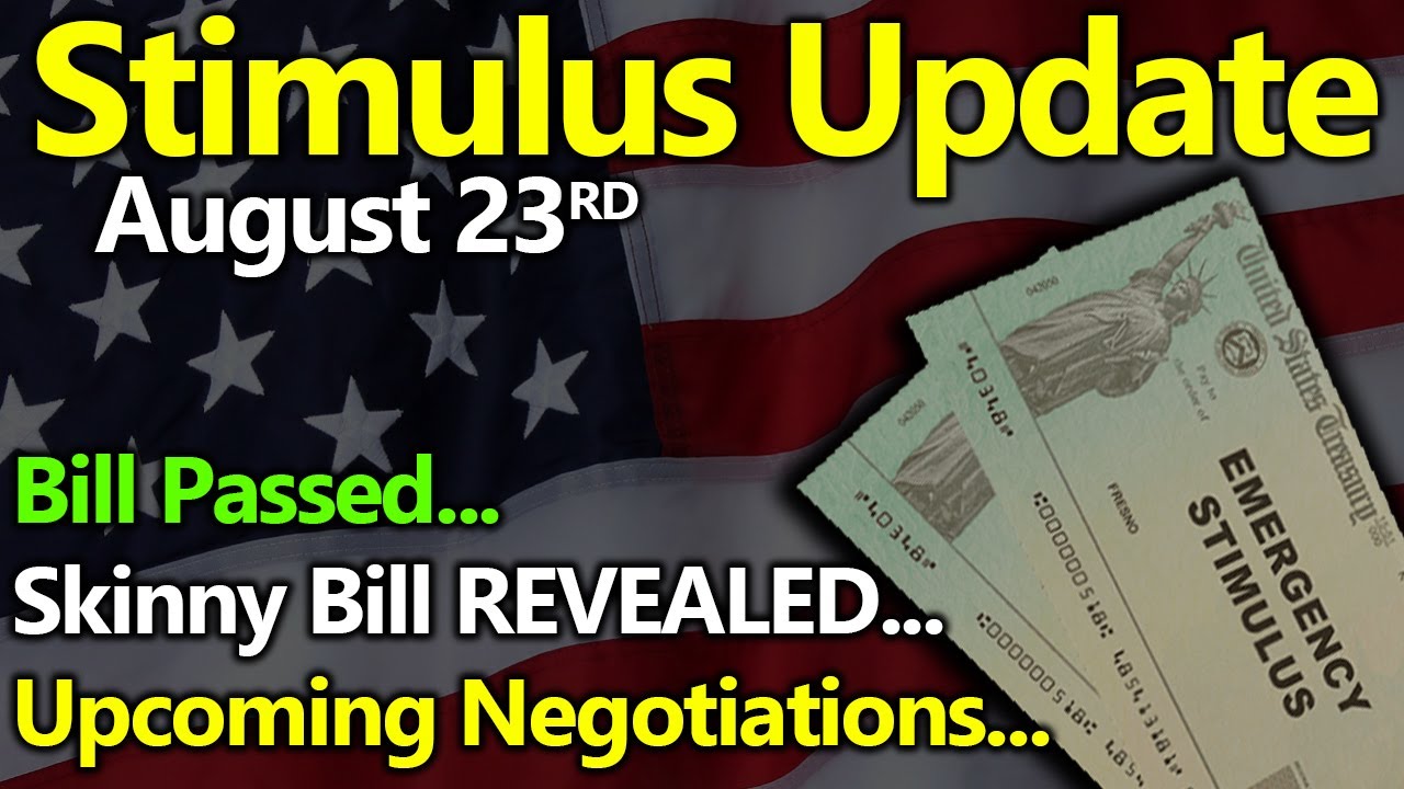 2nd Stimulus Check Update & Stimulus News: Bill Passed | Skinny Bill REVEALED