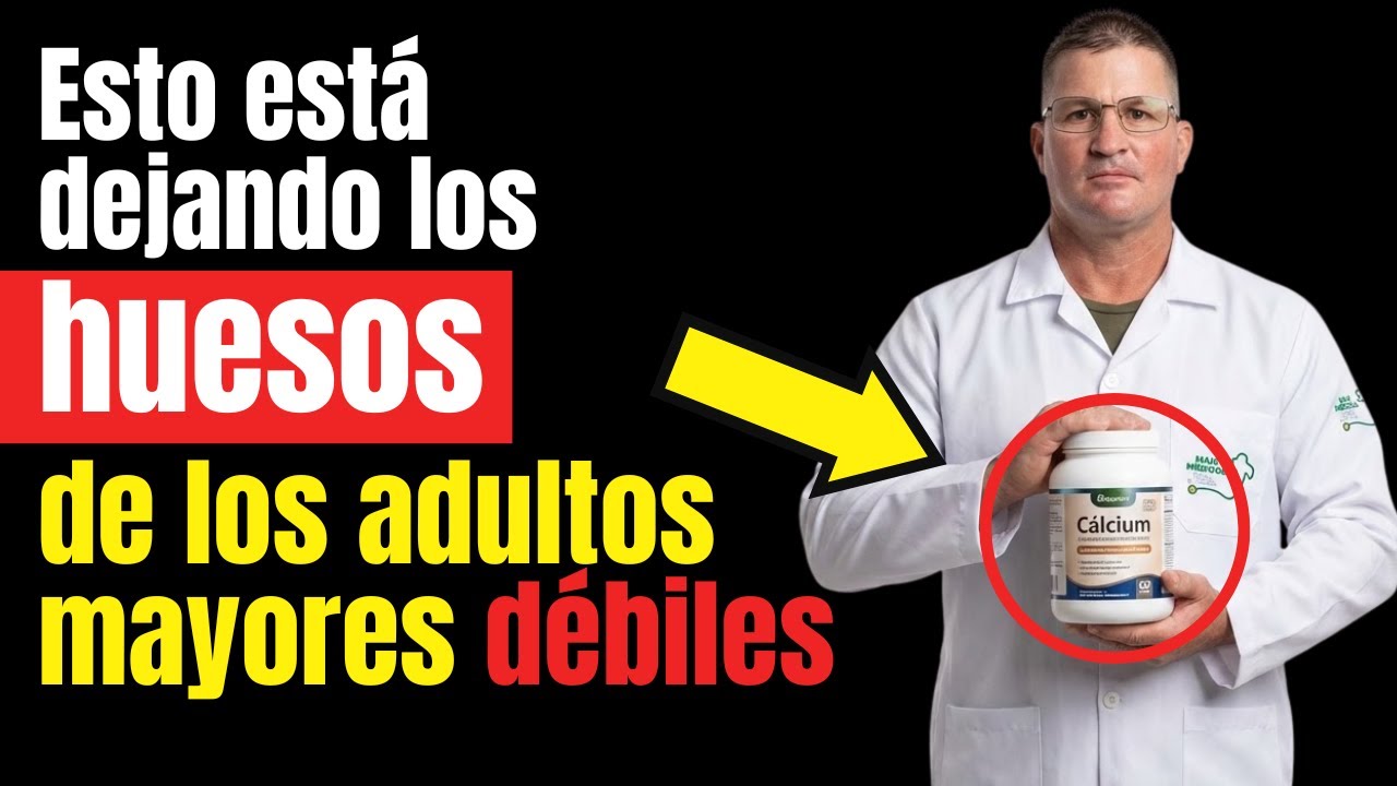 ¿Tienes más de 60? Tomar calcio NO protege tus huesos como crees — lo que nadie te explica