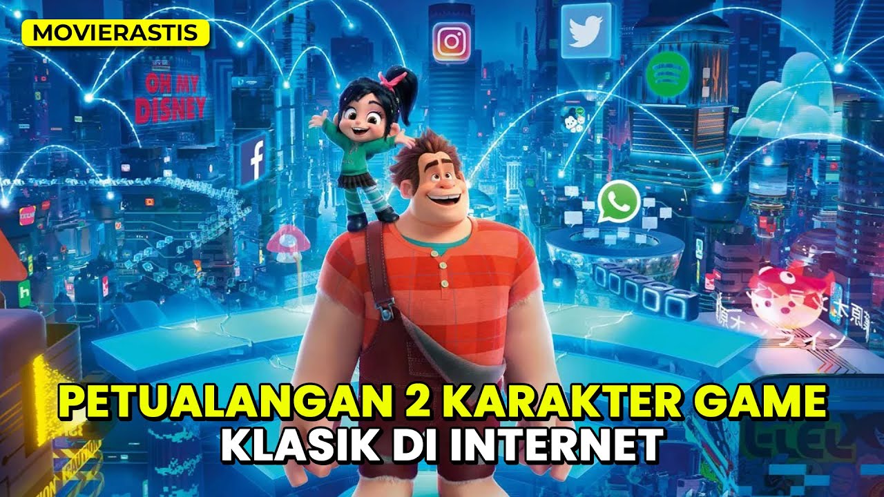 PETUALANGAN DUDUNG DAN MAMAN DI INTERNET || Alur Cerita Film RALPH BREAKS THE INTERNET (2018)