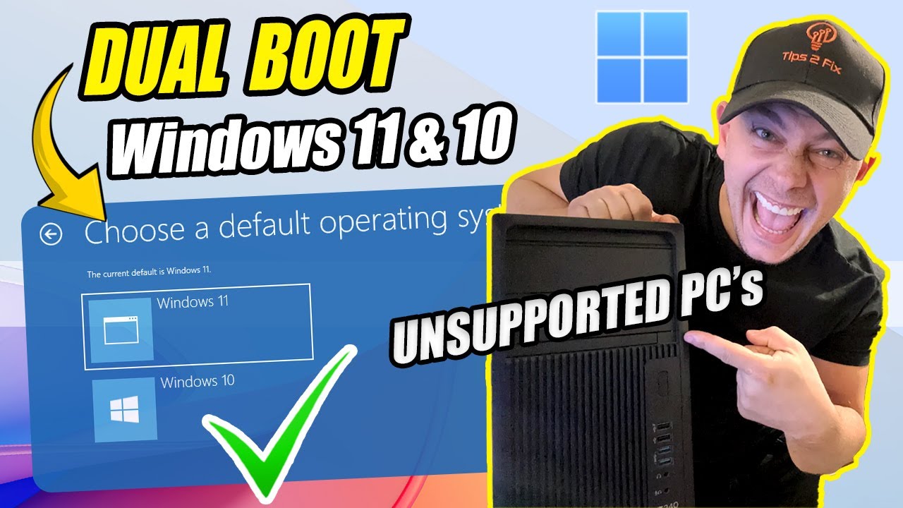 How to Dual Boot Windows 10 And Windows 11 On ANY Computer