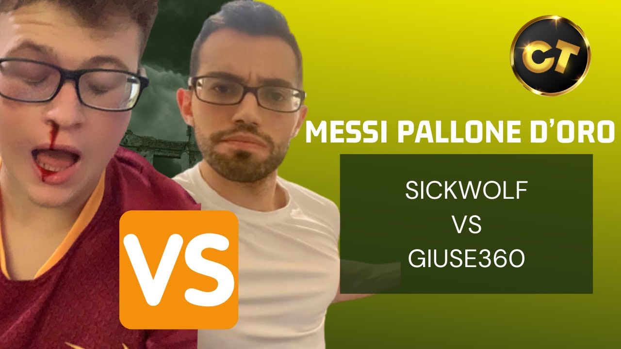 SICKWOLF VS GIUSE360: Lo “SCANDALO” del PALLONE D’ORO a MESSI! Lo MERITAVA LEWANDOWSKI? e GABBOMAN…