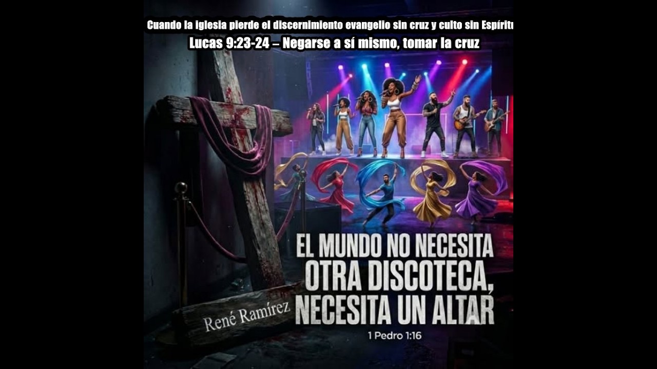 Cuando la iglesia pierde el discernimiento evangelio sin cruz y culto( Para verlo en Live toca aqui)