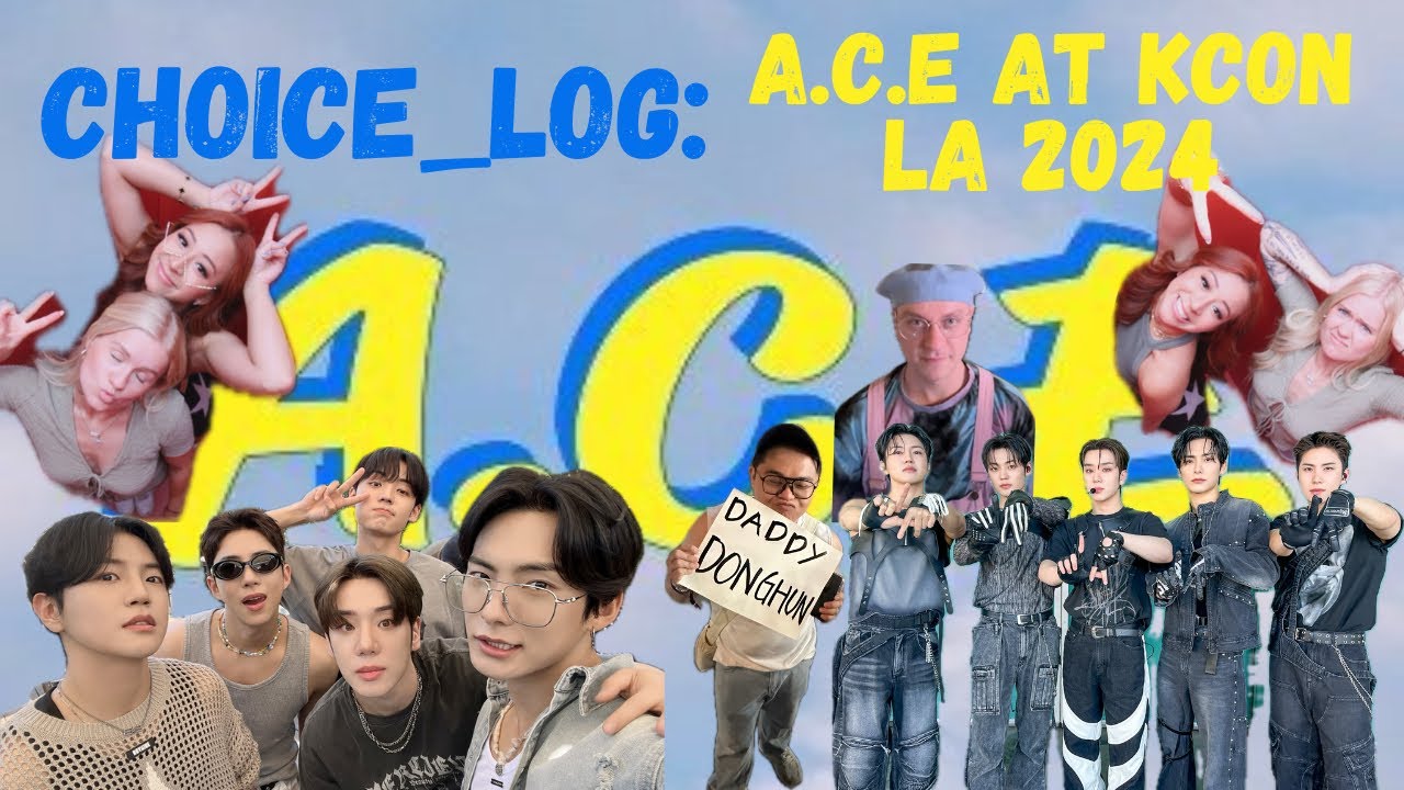 CHOICE_LOG #2: A.C.E (에이스) at KCON LA 2024 and Oh! Shoot Pop-Up Vlog